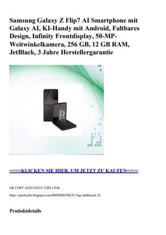 2759 samsung galaxy z flip7 ai smartphone mit galaxy ai  ki-handy mit android  faltbares design  infinit