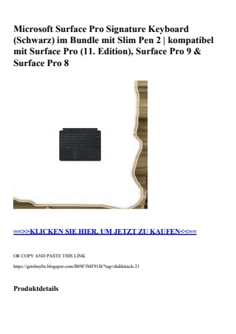 1515 microsoft surface pro signature keyboard  schwarz  im bundle mit slim pen 2   kompatibel mit surfac