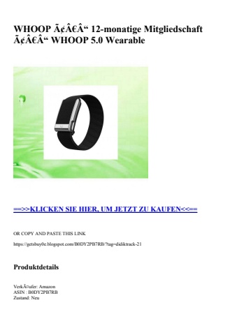 2248 whoop ã¢â€â“ 12-monatige mitgliedschaft ã¢â€â“ whoop 5