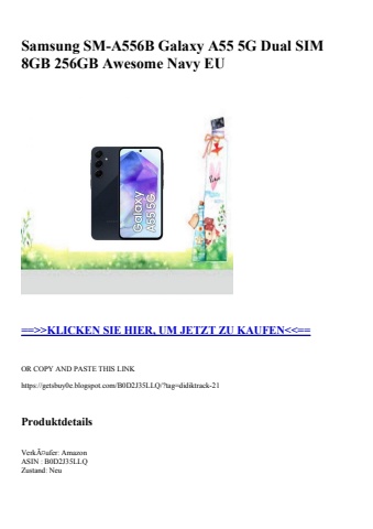 8736 samsung sm-a556b galaxy a55 5g dual sim 8gb 256gb awesome navy eu