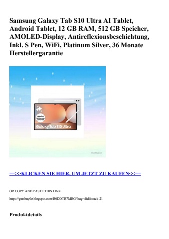 8081 samsung galaxy tab s10 ultra ai tablet  android tablet  12 gb ram  512 gb speicher  amoled-display