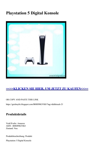 3596 playstation 5 digital konsole