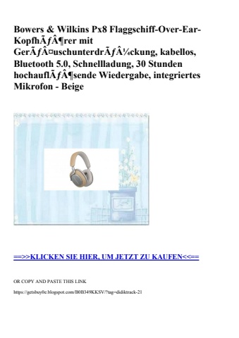 7009 bowers   wilkins px8 flaggschiff-over-ear-kopfhãƒâ¶rer mit gerãƒâ¤uschunterdrãƒâ¼ckung  kabellos  b