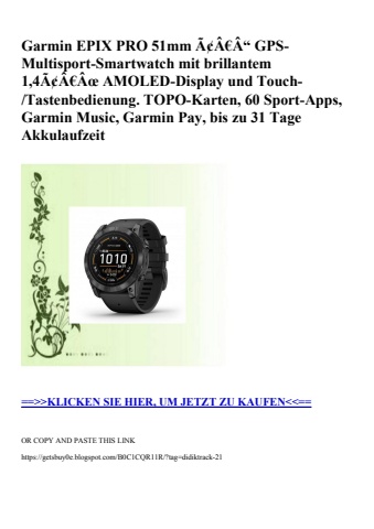 6084 garmin epix pro 51mm ã¢â€â“ gps-multisport-smartwatch mit brillantem 1 4ã¢â€âœ amoled-display und t