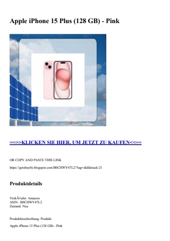 7043 apple iphone 15 plus  128 gb  - pink