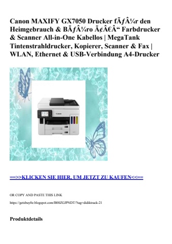 1880 canon maxify gx7050 drucker fãƒâ¼r den heimgebrauch   bãƒâ¼ro ã¢â€â“ farbdrucker   scanner all-in-o