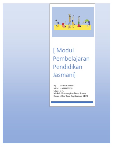 Modul Pembelajaran Penjas Fitra