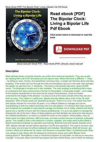 read ebook [pdf] the bipolar clock living a bipolar life pdf ebook