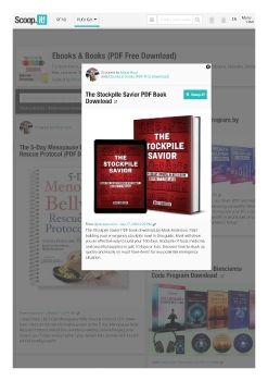The Stockpile Savior E-BOOK Mark Anderson PDF Download