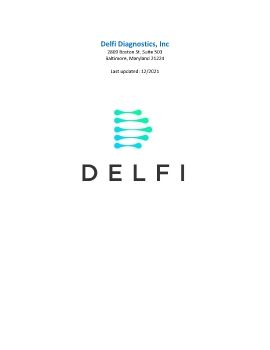 Delfi Diagnostics Handbook