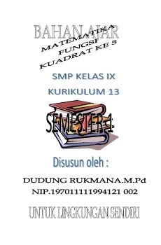 FUNGSI KUADRAT KE 5