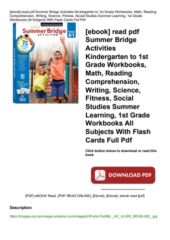 [ebook] read pdf summer bridge activities kindergarten to 1st grade workbooks  math  reading compreh