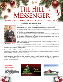 Pleasant Hill News Letter December 2024 V2