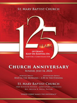 St Mary 125th Church Anniversary Program