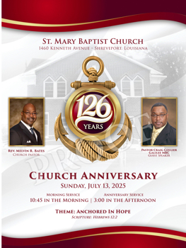 St Mary BC 126th Church Anniversary