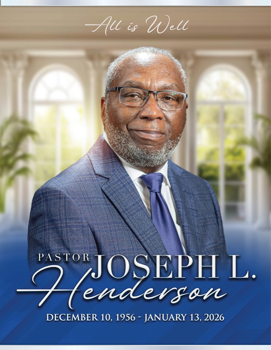 Pastor Joseph Henderson - Funeral Booklet