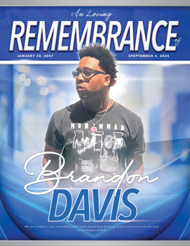 Brandon Davis Funeral Program