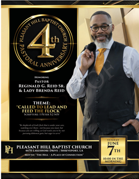 Pastor Anniversary Program 2026