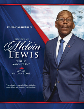 Melvin Lewis Funeral Program Booklet