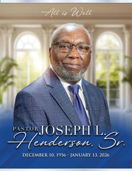 Pastor Joseph Henderson - Funeral Booklet