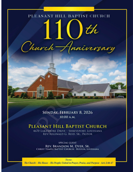 110th Pleasant Hill BC - Anniversary Program PROOF