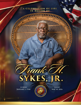 Frank Sykes Jr Funeral Program PROOF