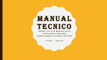 MANUAL TECNICO