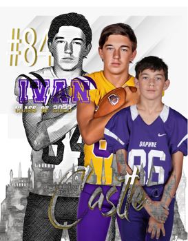 Personal Daphne Football Media Guide Ads
