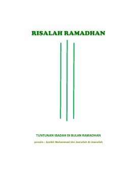 BDI SPS - modul kajian tarhib ramadhan