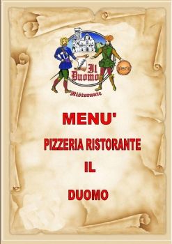 menu il duomo 2022