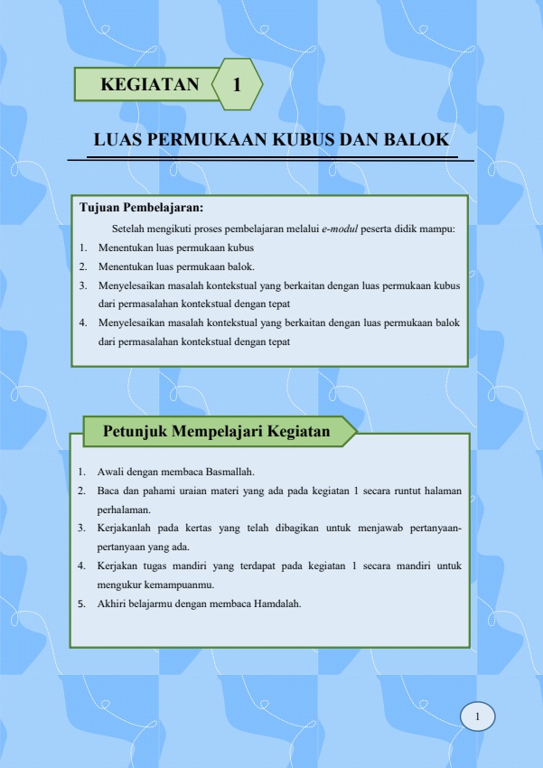 Pertemuan 1