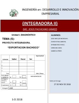 PROYECTO DE INTEGRADORA 