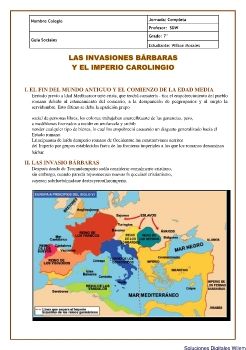 sdw Guía grado 7° Las invasiones bárbaras