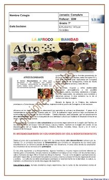 Guía grado 7° Afrocolombianidad