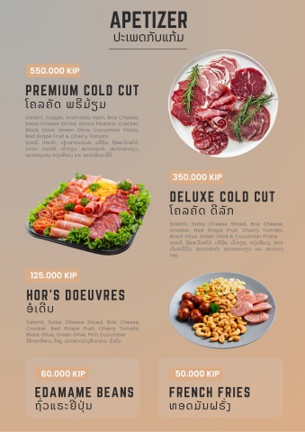 Mounglao Menu