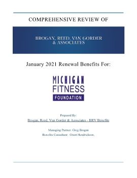 Michigan Fitness Foundation 2021 Booklet