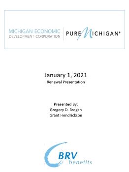 Michigan Economic Development Corp 2021 Renewal Information