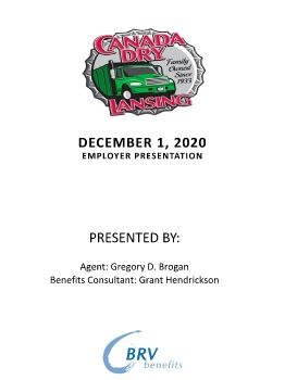 Canada Dry Bottling Renewal 2020