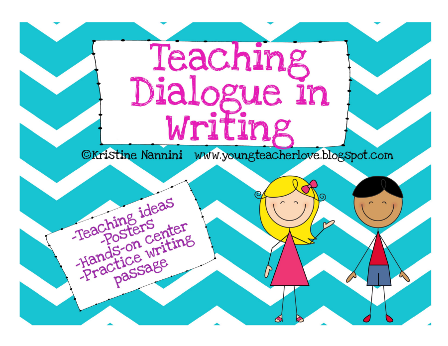 TeachingDialogueinWritingFreebie