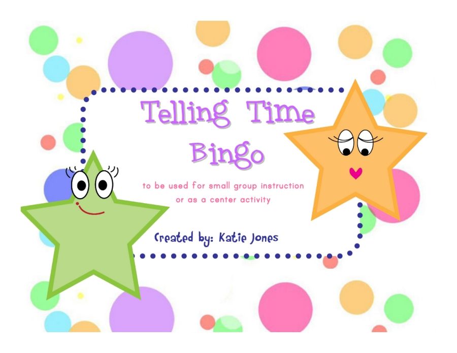 TellingTimeBingo