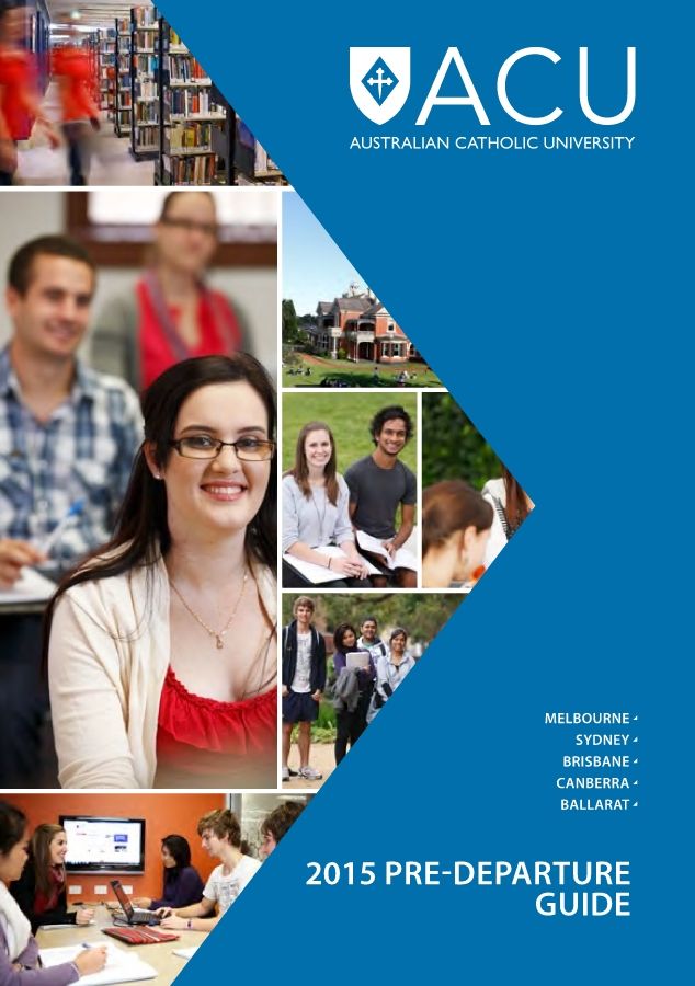 Australian Catholic University 2015_PRE-DEPARTURE_GUIDE