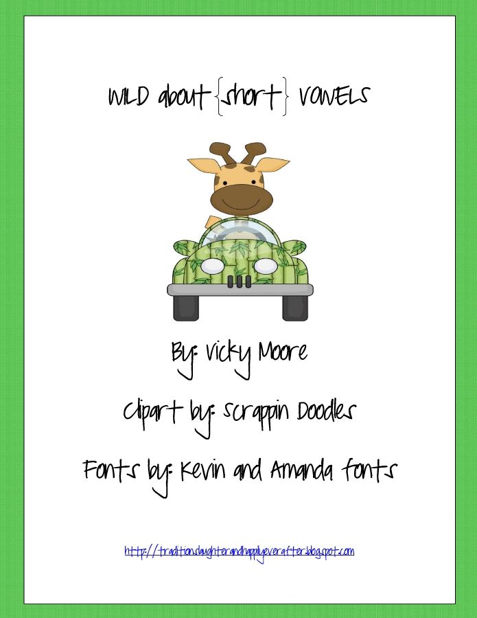 Wildaboutshortvowels