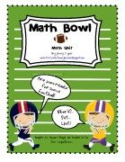 MathBowlFirstGradeFootballMathUnit