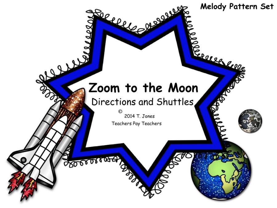 Zoom to the Moon Melody Directions shuttles