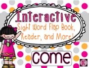 InteractiveSightWordFlapBookReaderandMoreCOME