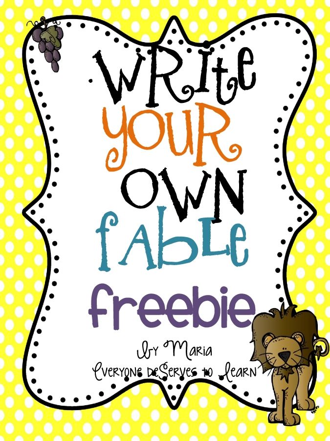 WriteYourOwnFableFreebie