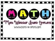 MATHWorkshopTemplates