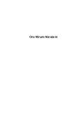 One Minute Mandarin