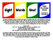 Visio-Sight Word Uno - Pre-Primer.vsd