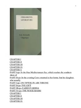 Children\'s Literature